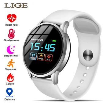 

fitness tracker smart watch women Waterproof Sport For IOS Android phone Smartwatch Heart Rate Monitor Blood Pressure Functions