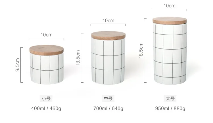 Круглый жаростойкий керамический уплотнитель туба Крышка для хранения конфет банка пищевой контейнер Кухонный Контейнер зерновых диспенсер 400 мл 700 мл