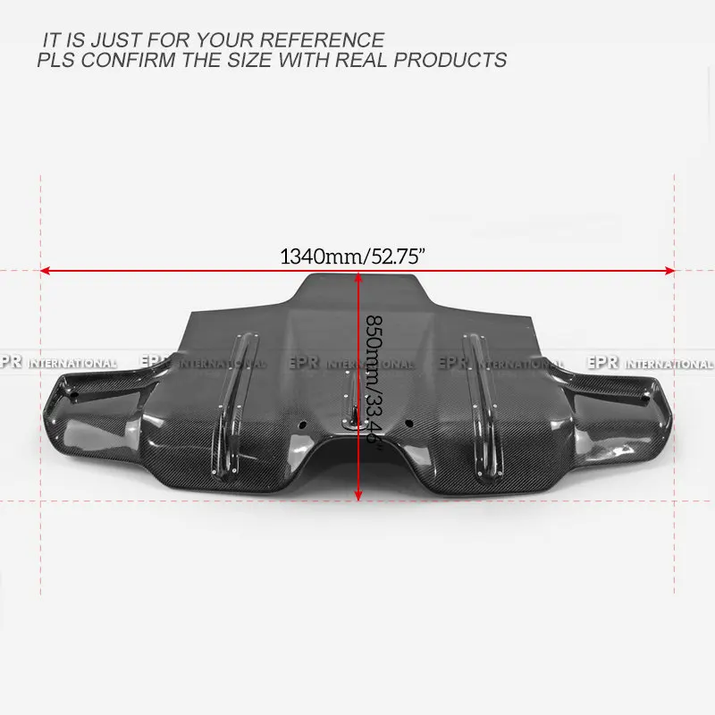 Карбоновый диффузор удлиняет для F56 Mini Cooper S DAG style Ver2.1 карбоновое волокно сзади под рассеивателем Корпус Комплект отделка для Mini F56 Racing