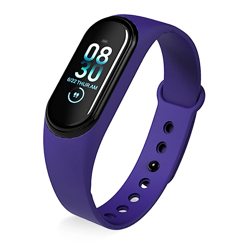 COBRAFLY M4 Смарт-часы для мужчин и женщин android IOS водонепроницаемый монитор сердечного ритма фитнес-трекер Смарт-браслет smartband - Цвет: Dark blue