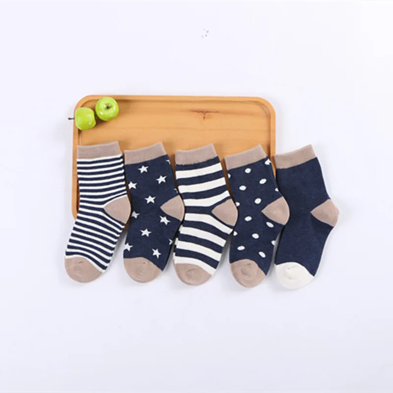 ChanJoyCC 5 Pair lot font b Baby b font Socks Neonatal Spring and Autumn Mesh Cotton