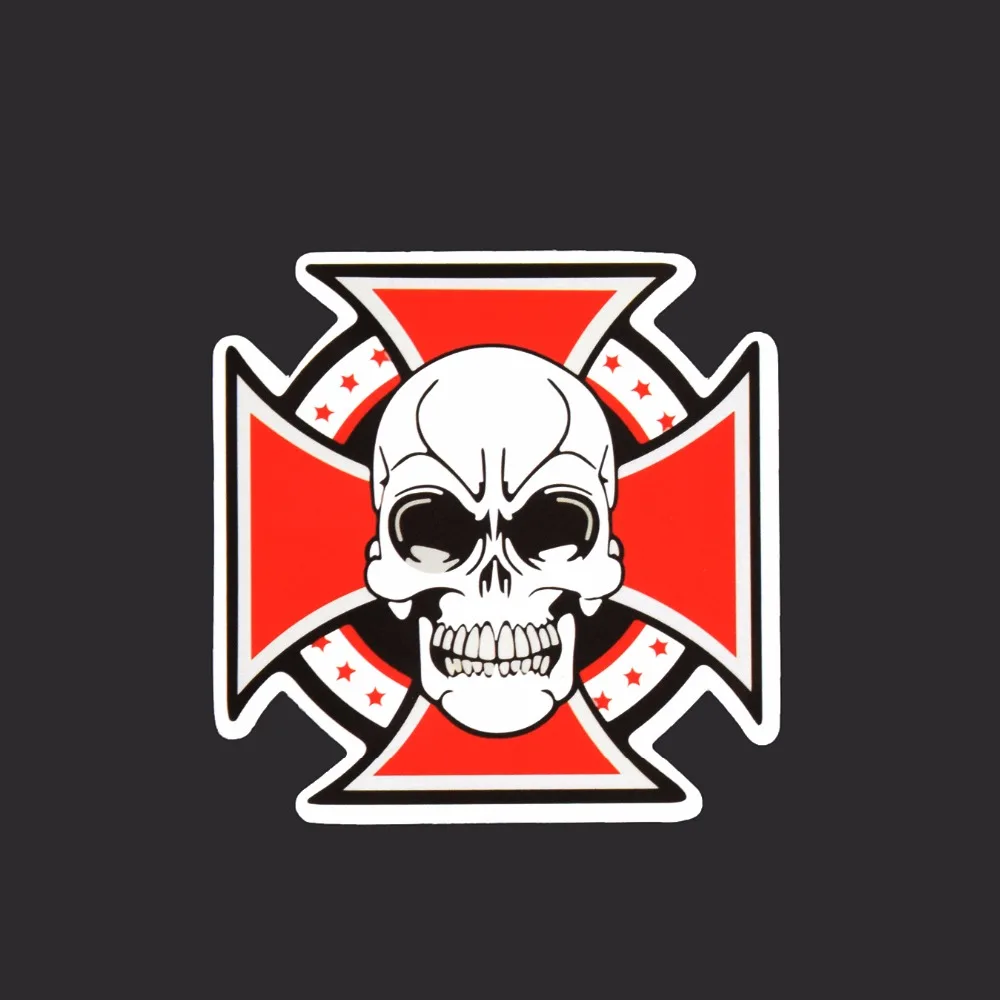 Black and White Red Single Stickers Laptop Luggage Skateborad Notebook