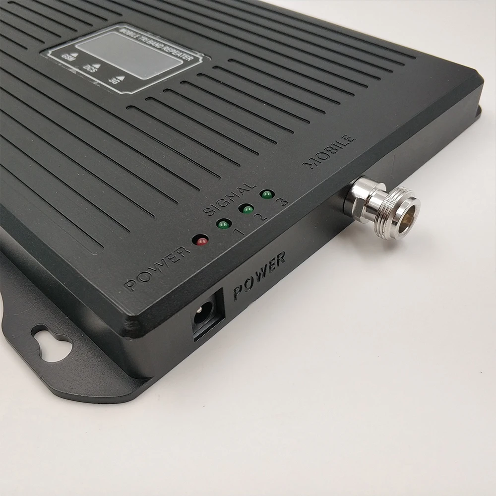 2G/3G/4G Celular Signal Booster Tri Band for GSM 900+DCS/LTE 1800+WCDMA 2100 Mhz Cell Phone Signal Repeater Amplifier 73dB Gain