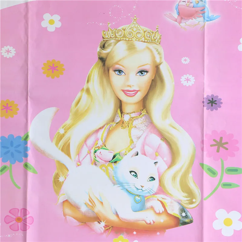 1pcs Lot Barbie Cartoon Birthday Home Decoration Background Wallpaper Birthday Party Wall Poster Setter Party Supplies Wallpaper White Wallpaper For Bedroom Wallswallpaper Orders Aliexpress