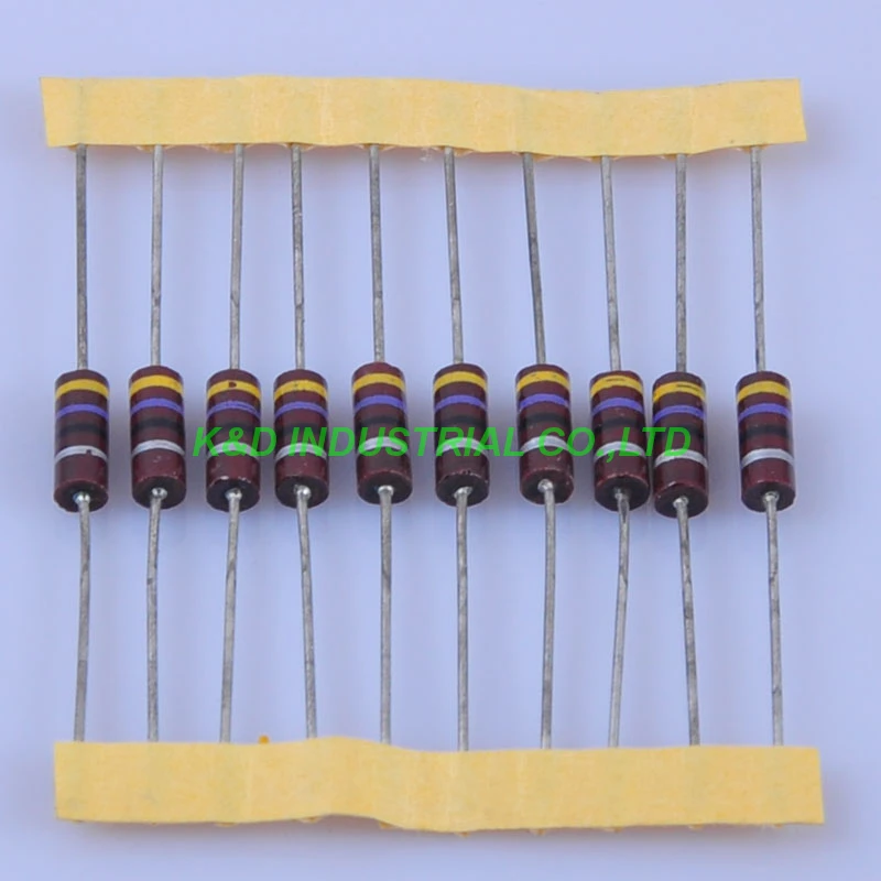 

10pcs Carbon Composition vintage Resistor 0.5W 47R ohm 5 %