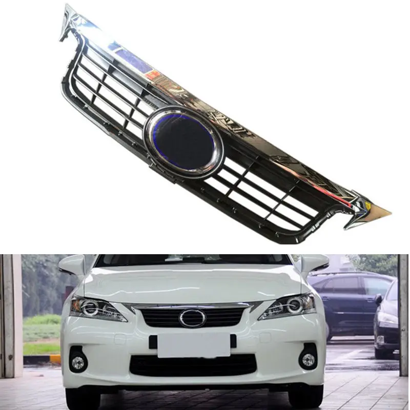 Original electroplating Front bumper Car grille for Lexus CT200h 2012