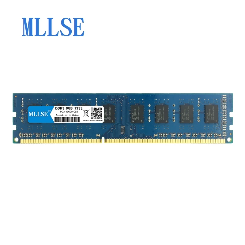 Mllse ПК DIMM ram DDR3 8 Гб 1333 МГц 1,5 в память для настольных PC3-10600S 240pin не ECC компьютер PC ram memoria