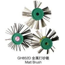 Золотая Полировочная кисть, монтируемая матовая кисть зеленого цвета, проволока 0,3 мм, 10 шт./упак., ювелирная полировальная щетка, инструменты для гравировки ювелирных изделий