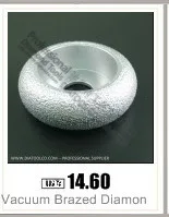 DIATOOL 2 шт. диаметр 125 мм x 10 мм вакуумной пайки алмазного шлифовального диаметром 5 "скашивая колесо плоские для искусственные бетонные камень