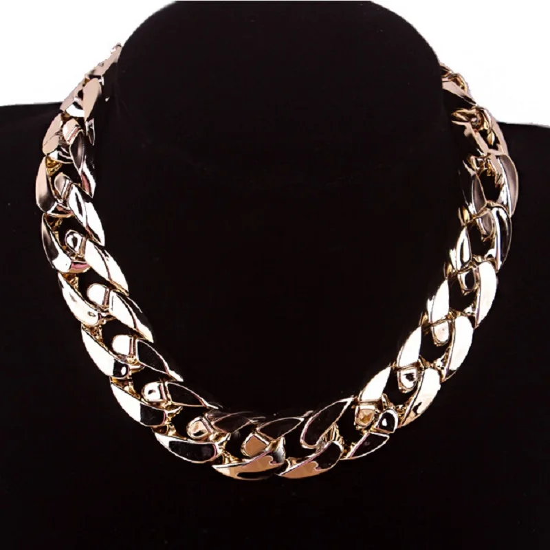 Fashion Necklaces For Women 2016 Gold&Silver Plated Gift CCB Chain