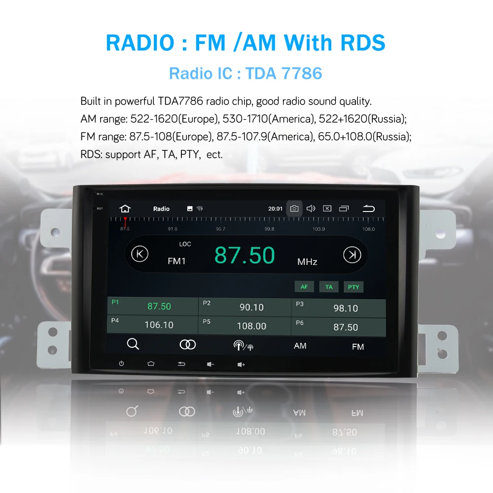 Perfect Bonroad 8"Android 8.0 Car Multimedia player For Suzuki Grand Vitara 2008-2013 Radio GPS Navigation Video Audio Player wifi BT 4