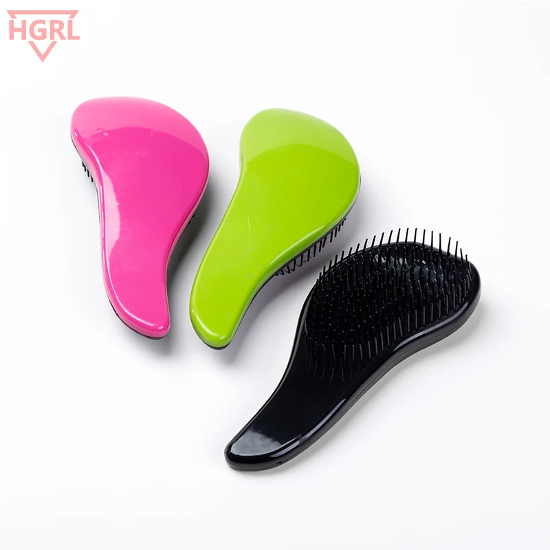 

Portable Exquite Cute Comb Salon Styling Hair Brush Magic Handle Tangle Detangling Combs Hair Comb Styling Tool