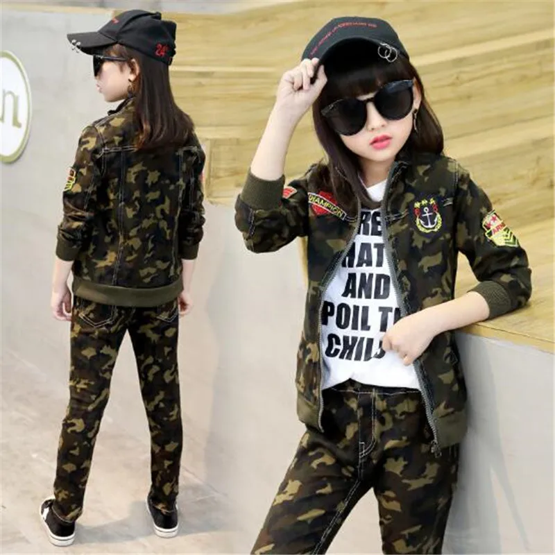camo tracksuit girls