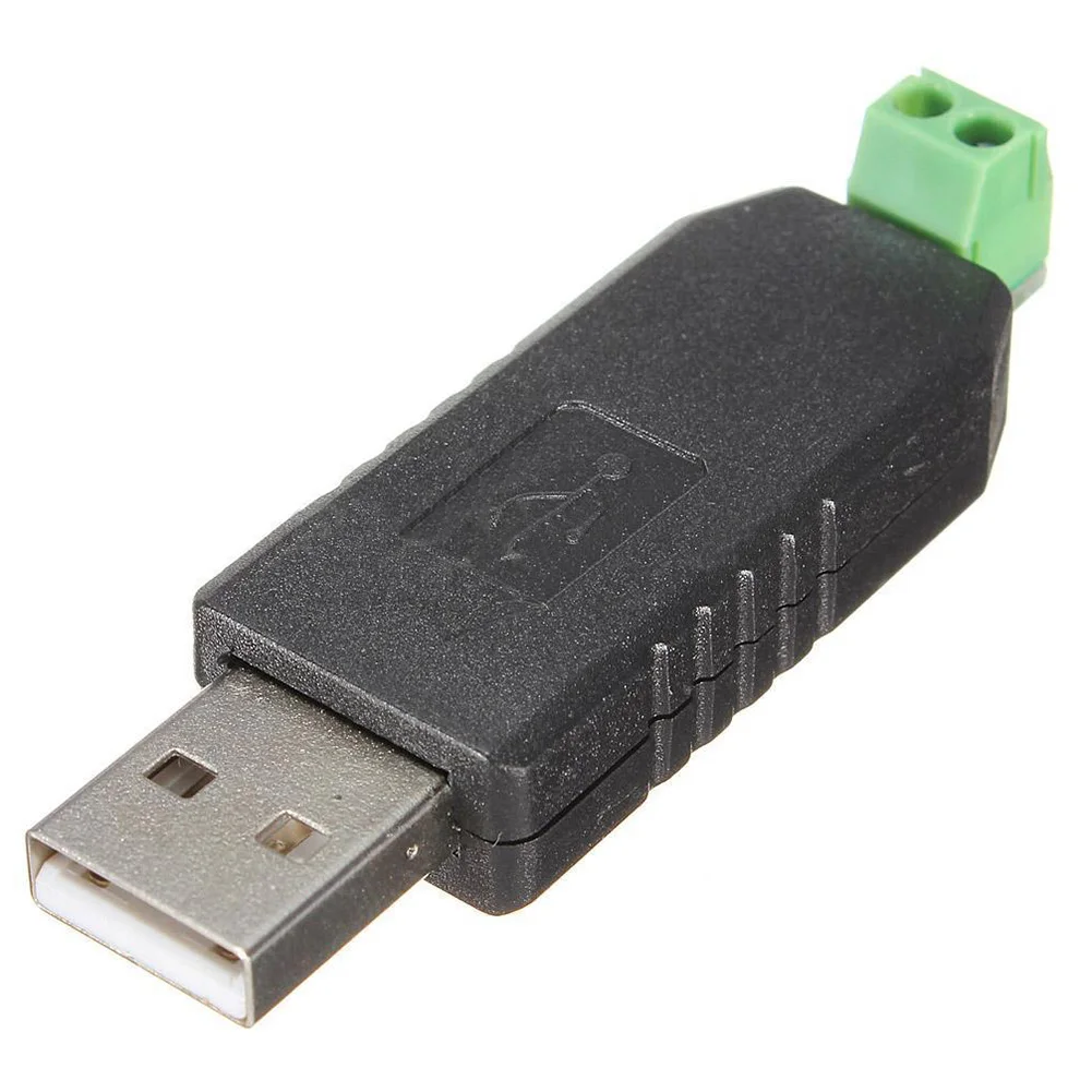 2x ПК USB к RS485 RS-485 интерфейс с переходной кабель, последовательный адаптер совместимый+ PLC - Цвет: Black