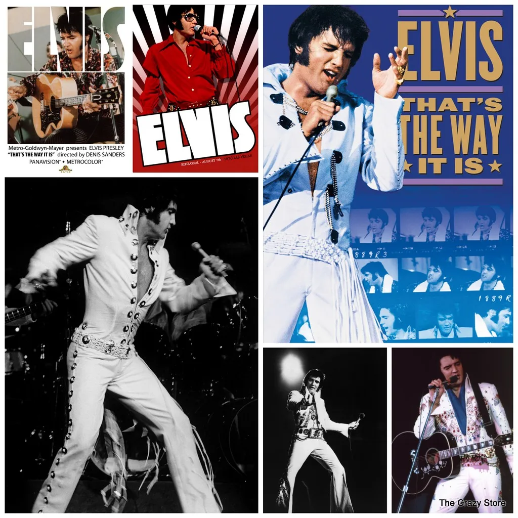 Elvis That's The Way It Is Arte Elvis That's the Way It Is (1970) Classic Movie poster Vintage Retro