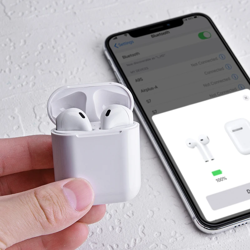 

i9s tws touch bluetooth headsets pk w1 chip 1:1 size LK TE9 wirelesspk i10 i12 tws i20 tws i18 i30 tws XY pods