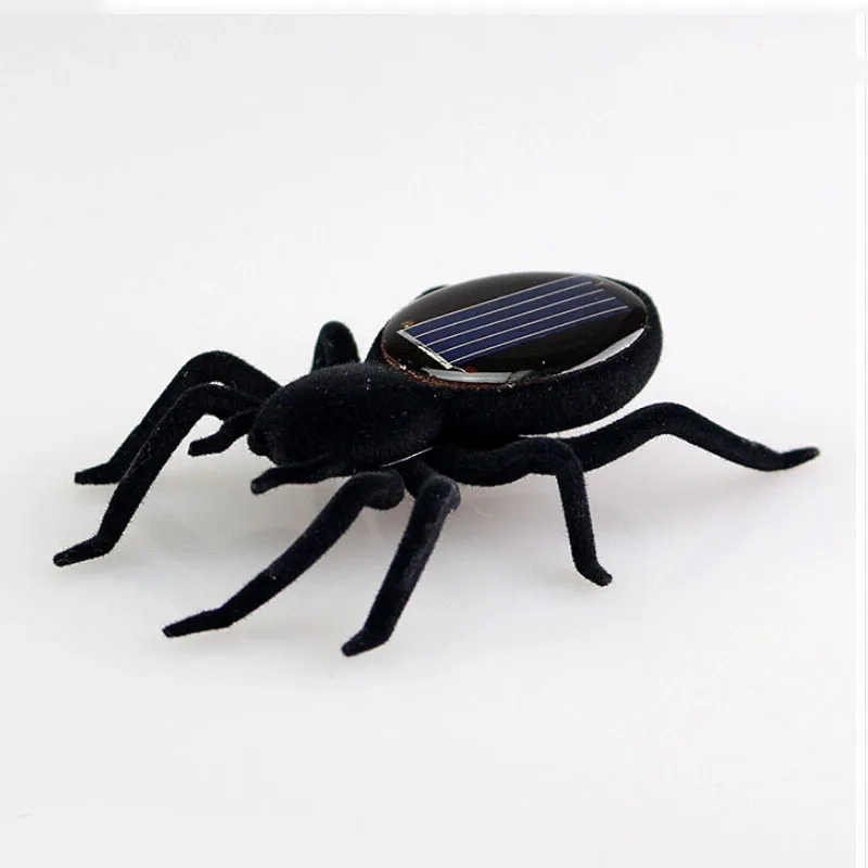 Mini Kit Solar Spider Toys Tarantula Cockroach Solar Energy Power Robot Bug Grasshopper Educational Gadget Toy