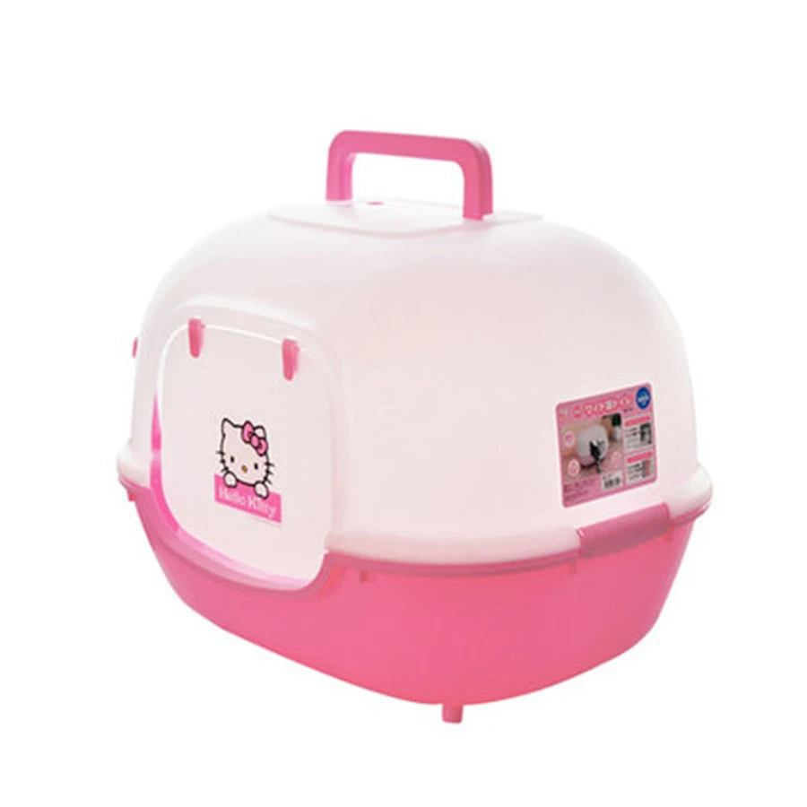 

Large Sand Boxes Cats Pet Bedpan Resin Enclosed Litter Training Cat Litter Box Closed WC Pets Mascotas Gato Pet Supply 70Z2102