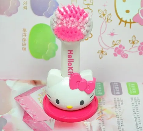 

5 Pcs Cartoon Hand-held Cleaning Brush Kitchen Plastic Pot Bowl Pan Brush Clean Cooking Tools
