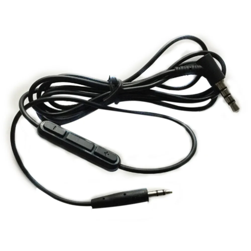 

Earphone Extension 2.5MM To 3.5MM Replacement Audio Cable With Mic Volume Control For BOSE On-Ear 2 OE2 OE2i QC25 Headphone Line