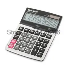 New Genuine Original SHARP EL-D1200 Calculator Desktop Office Business Calculadora Cientifica As Gift 12 Digits Large Screen