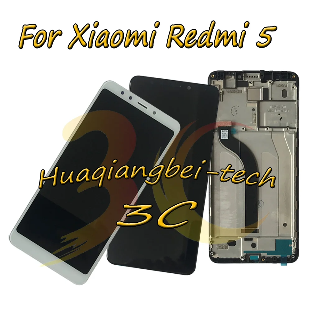 

Новый ЖК-дисплей 5,7 дюйма для Xiaomi Redmi 5 / Hongmi 5 / Red Rise 5 + дигитайзер сенсорного экрана в сборе с рамкой 100% протестирован