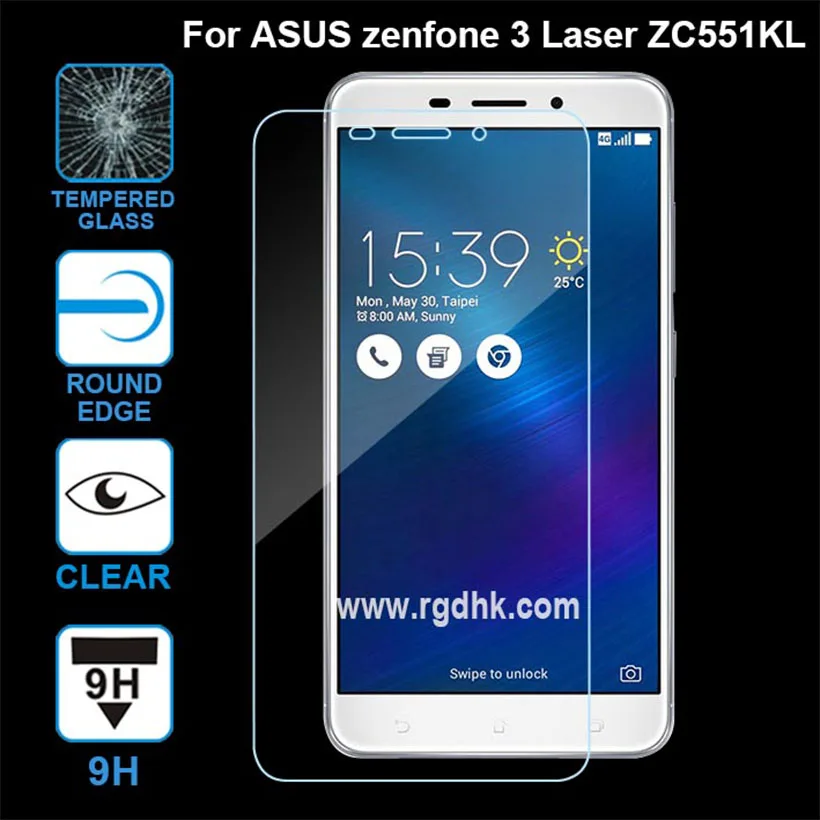 Для Asus Zenfone3 Laser ZC551KL закаленное стекло Zenfone 3 ZC 551KL Защитная пленка для экрана |