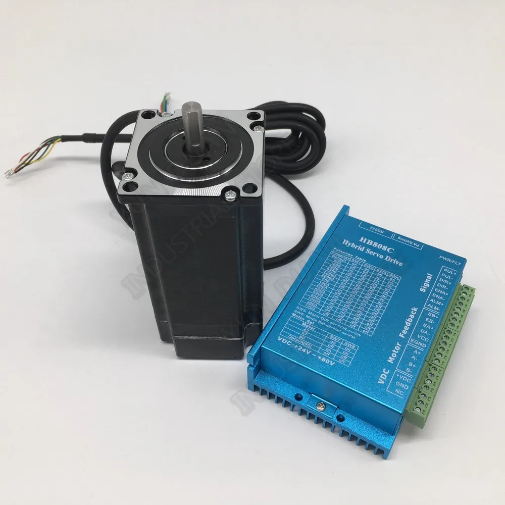 Nema23 замкнутый контур шагового двигателя драйвер 2.2Nm 314Oz. in 57 мм DC DSP 2PH 2NM комплект Hybird кодер Легкий шаг сервопривод для ЧПУ маршрутизатор