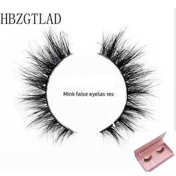 

NEW Eyelashes 3D Real Mink Eyelashes Natural Long False Eyelashes 100% Hand Made False Lashes Eye Extension cilios Long lasting