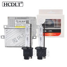 HCDLT Xenon H7 H1 H11 9005 9006 D2H преобразования HID комплект переменного тока 55 W ДЛТ F5T Балласт реактор и 35 W Yeaky ксеноновая лампа 4500 K 5500 K 6500 K