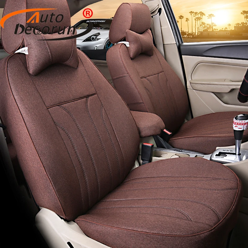 AutoDecorun Custom Fit Car Cushion Cover For Land Rover Evoque 2014 2016 Seat Covers for Cars
