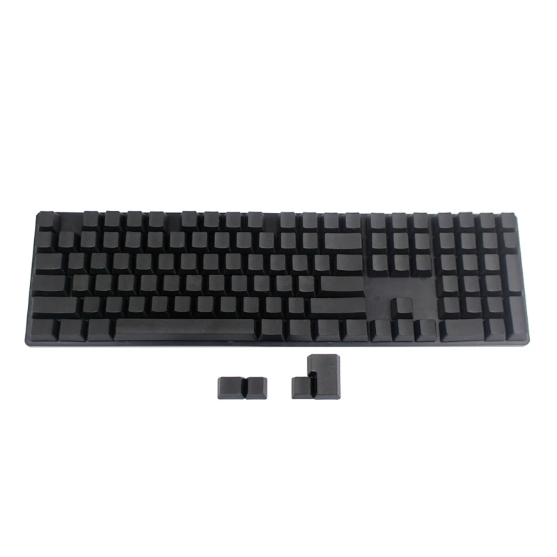

NPKC Black blank printed keycap OEM Profile Thick pbt 108 keys for cherry mx mechaniacal keyboard