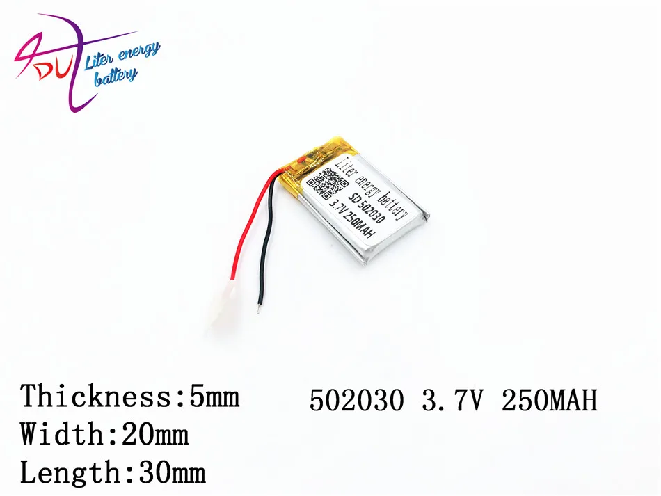 502030 052030 3 7 V 250 mah литий ионный полимерный аккумулятор качественные товары CE FCC