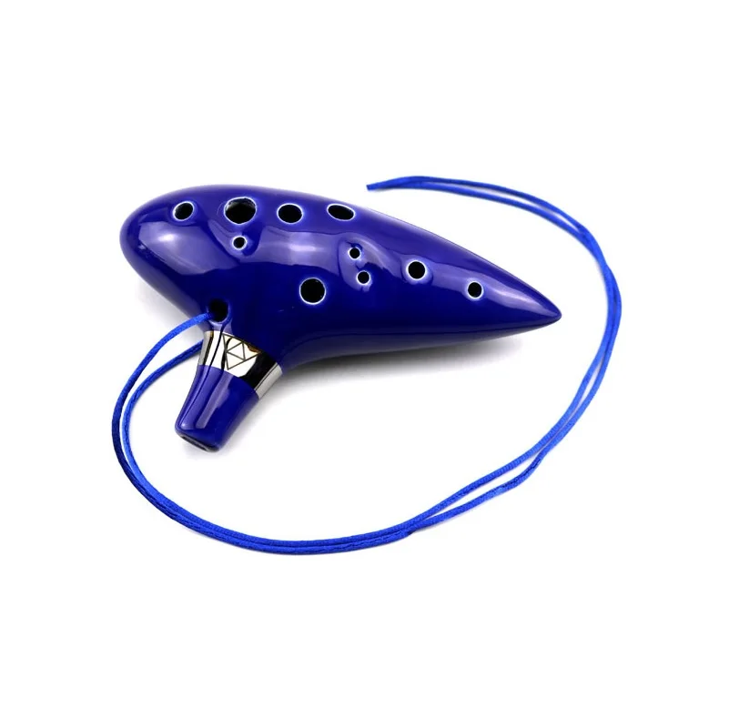 Водопроводные краны Ocarina Legend of Zelda Alto C с 12 отверстиями синие керамические Orcarina