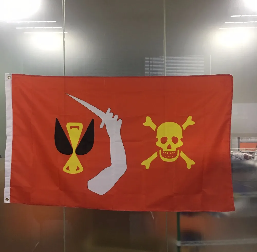 

Stoter Pirate flag-Christopher Moody Polyester Flag with Brass Grommets banner