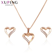 Xuping романтические амулеты стили набор украшений для женщин обручальные кольца ювелирные изделия подарок S110, 3-63573