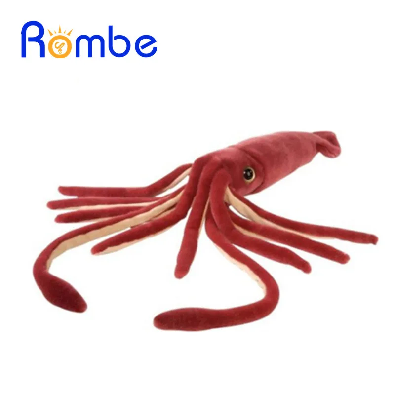 

56cm Giant Marine Animal Stuffed Toys Squid Pillow Plush Toy Simulation Squid Stuffed Animal Doll for Birthday Gift Home Decor