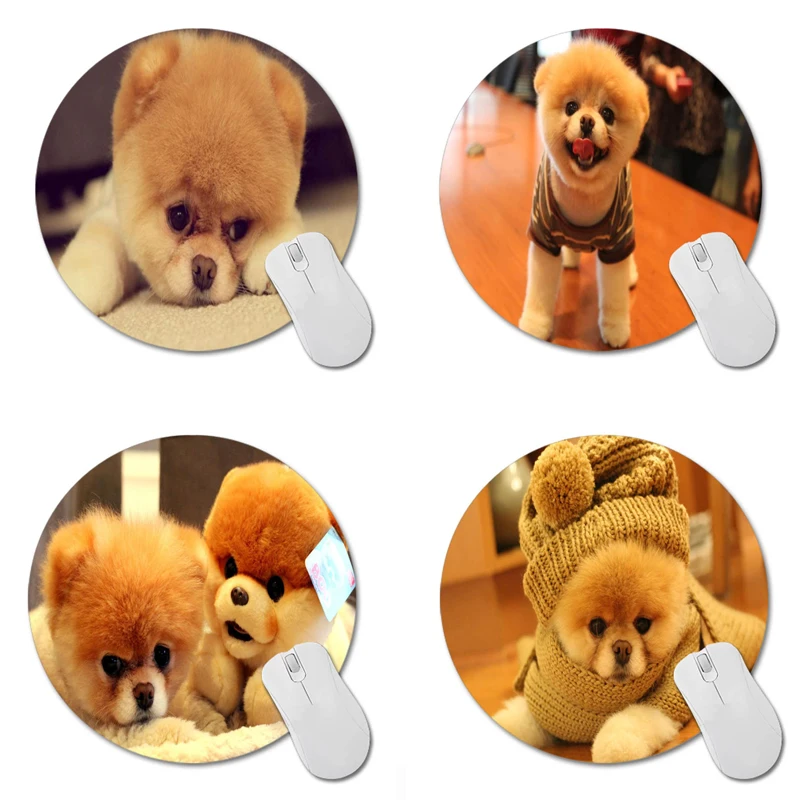 

Cute Dogs Gaming Mouse Mat Custom Round Mouse Pad 200mm*200mm