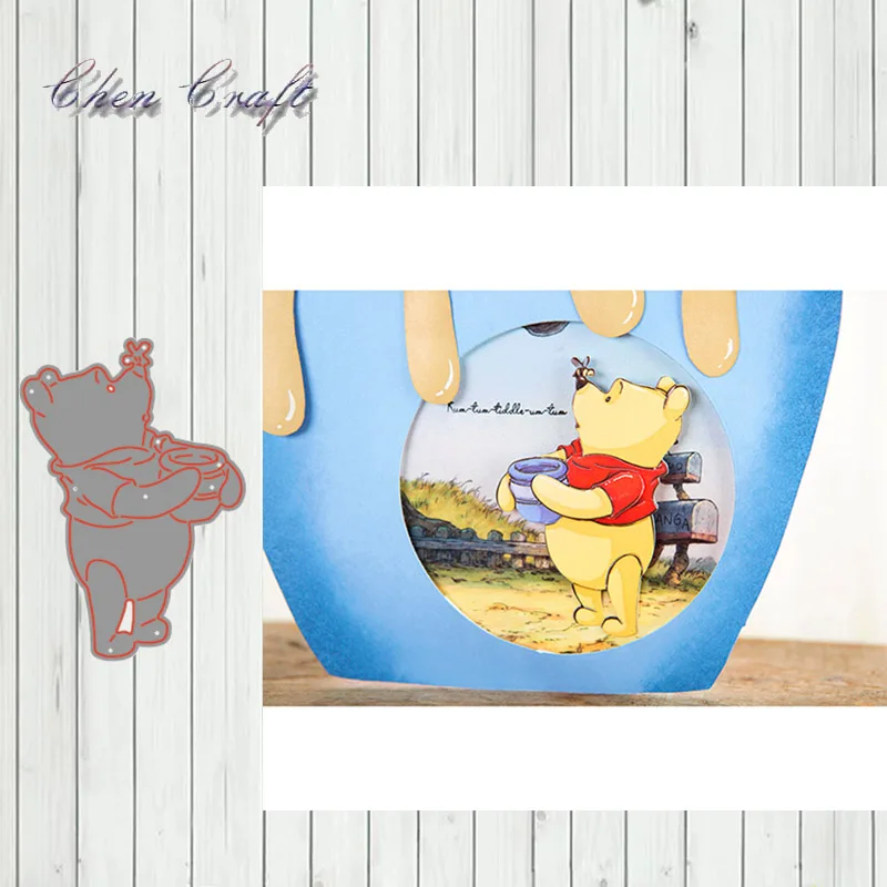 

Cute bear New Design Craft Metal Cutting Die Scrapbooking Album Paper DIY Card Craft Embossing Die Cuts