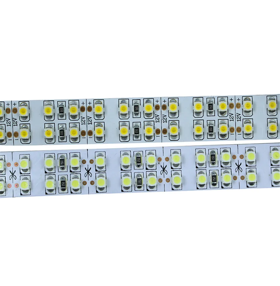 12 В постоянного тока 5 м/лот 1200 светодиодов 3528 SMD светодиодная полоса освещения 240