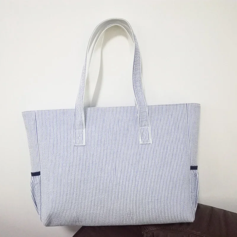 seersucker diaper bag