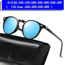 Женские от близорукости, по рецепту-1,0-6,0 готовые поляризованные очки для близоруких Солнцезащитные очки Квадратные для мужчин близорукость очки-антифары очки FML