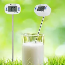 Термометр для приготовления пищи широкий диапазон измерений Прозрачный большой ЖК-дисплей Электронный цифровой барбекю мясо приготовления температурный инструмент