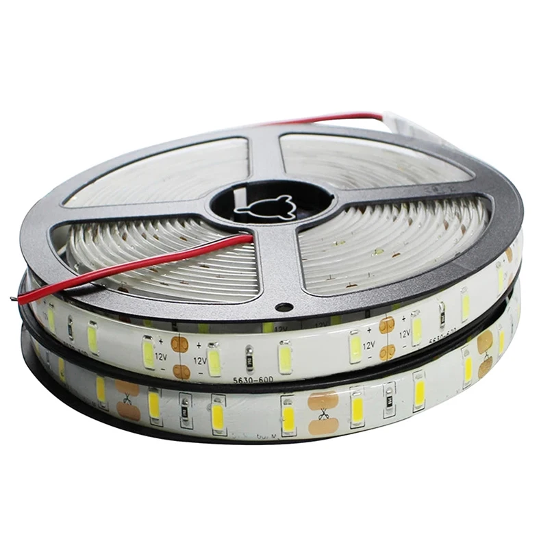 1/2/3/4 м/рулон DC12V 60 Светодиодный s/M суперяркий SMD 5630 5730 Водонепроницаемый