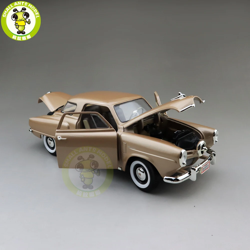 1/18 1950 STUDEBAKER Чемпион дорога Подпись литья под давлением Модель автомобиля игрушки мальчики девочки подарок