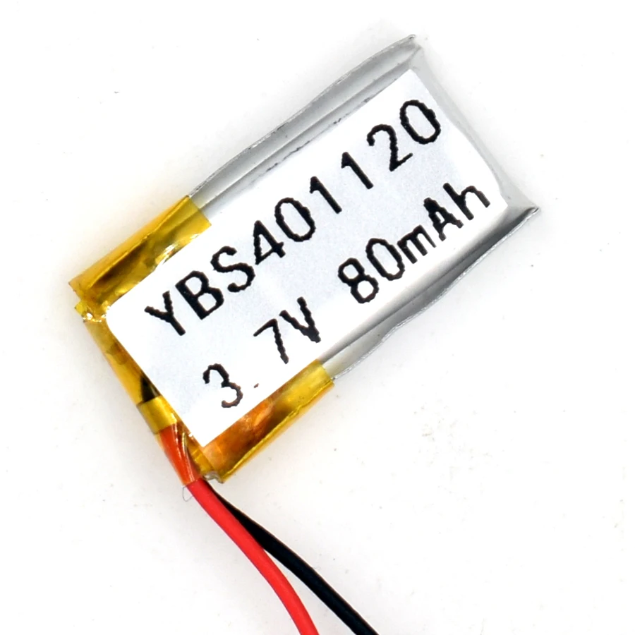 

3.7V 80 mAh 401120 Li-Polymer Rechargeable Battery Li Po ion for GPS Bluetooth MP3 MP4 041120