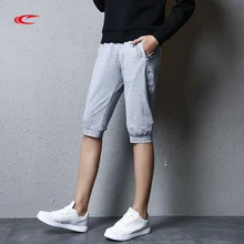 SAIQI летние спортивные шорты Для мужчин однотонные модные тонкие уличные кроссовки Фитнес треники Эластичная лента Shortpants108309