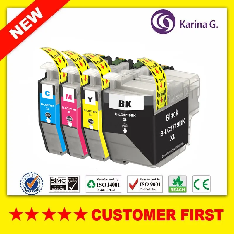 

Compatible ink Cartridge for Brother LC3719 LC3719XL suit for Brother MFC-J2330DW MFC-J3930DW etc...