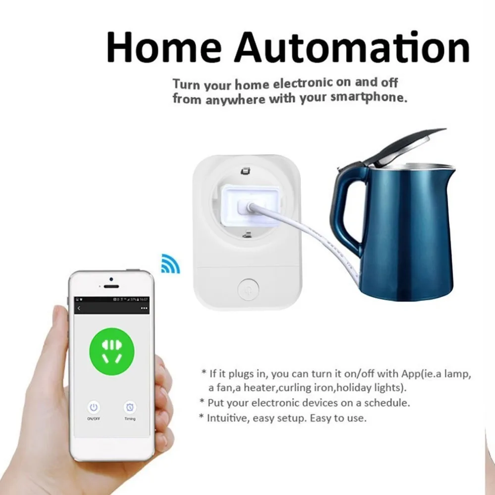 Умная WiFi Розетка Wifi умная вилка приложение для телефона с домашней