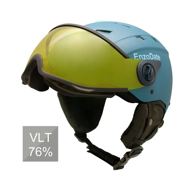 2 in 1 Visor Ski Helmet Detachable Snow Mask Integrated Snowboard